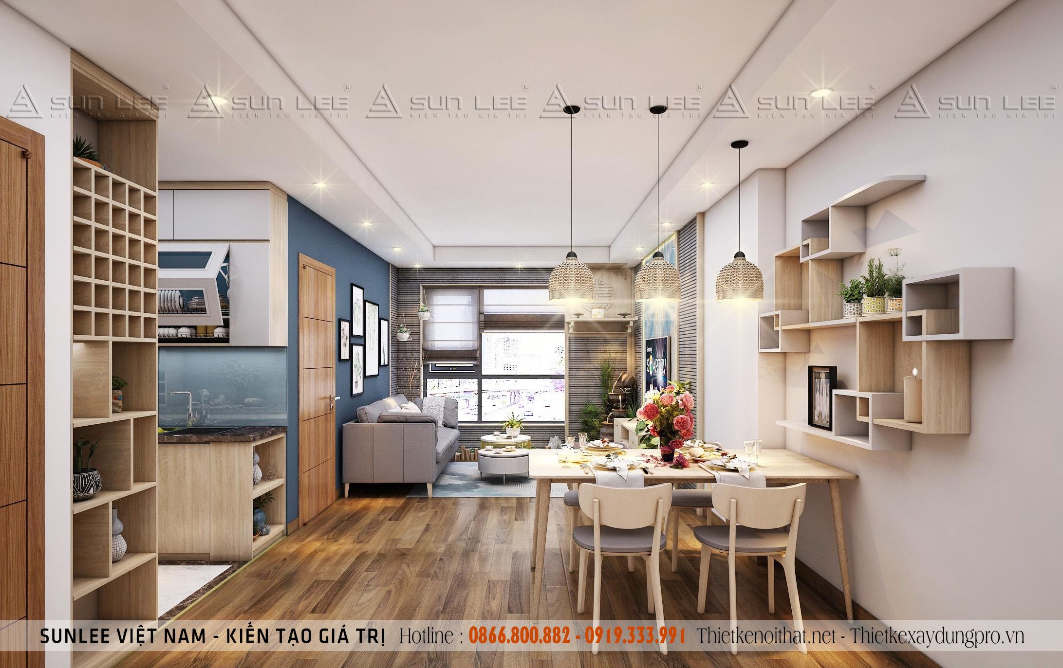 thiet-ke-chung-cu-viet-duc_35 Mẫu thiết kế nội thất căn hộ 86m2, view 4