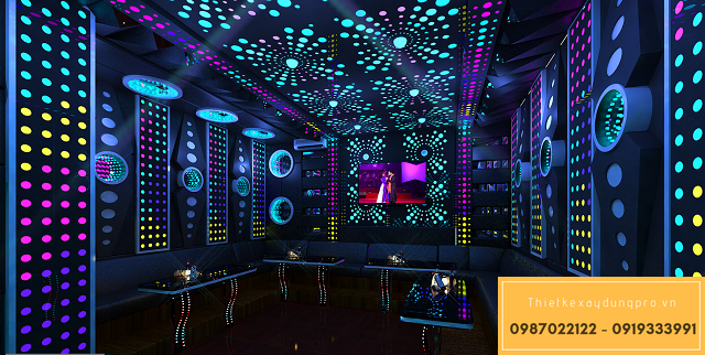 Thiết kế nội thất phòng karaoke VIP