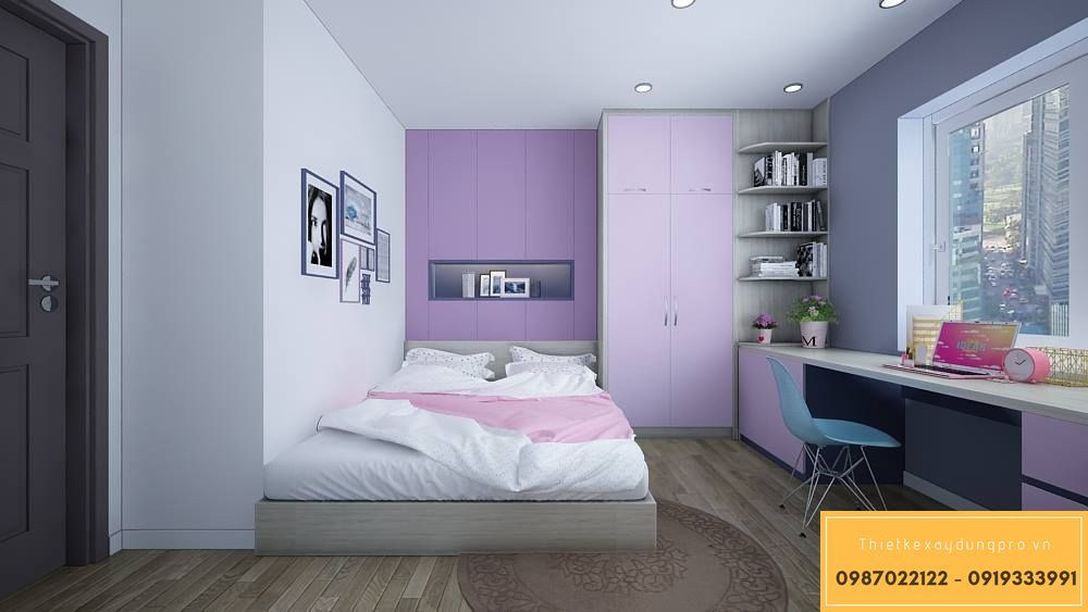 thiet-ke-phong-ngu-15m2 Nội thất phòng ngủ 15m2