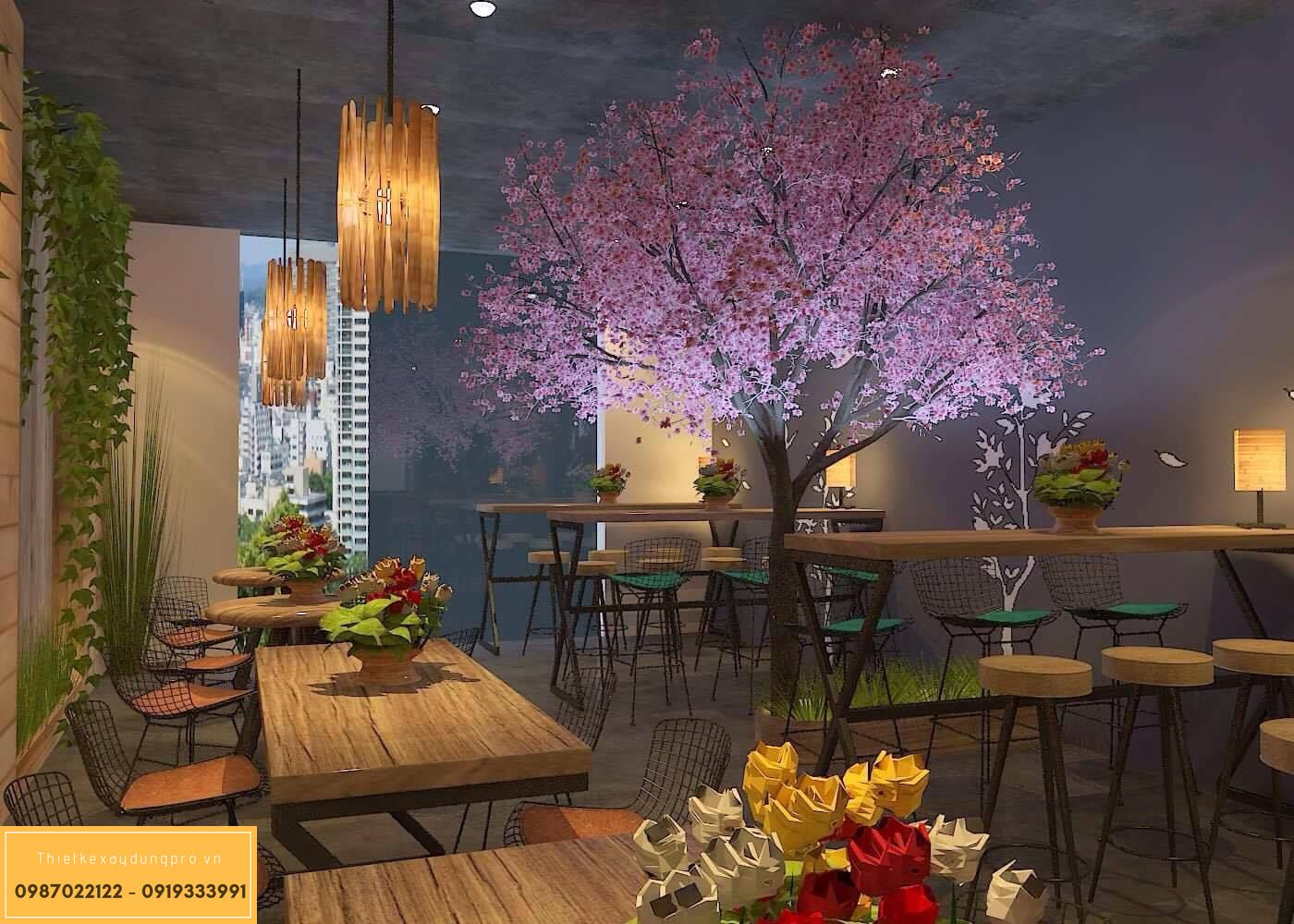 thiet-ke-quan-cafe-70m2_7-4 Mẫu thiết kế quán cafe 50m2