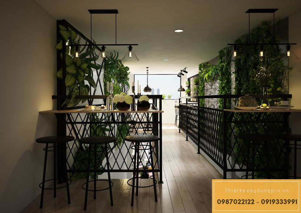 Thiết kế quán cafe tại Hưng Yên