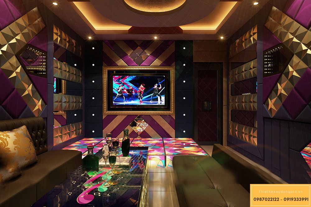thiet-ke-quan-karaoke-bar-2 giá thiết kế thi công phòng karaoke