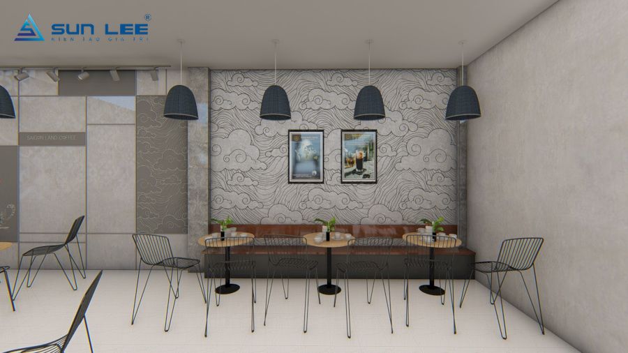 Thiết kế nội thất quán cafe tại Nghệ An