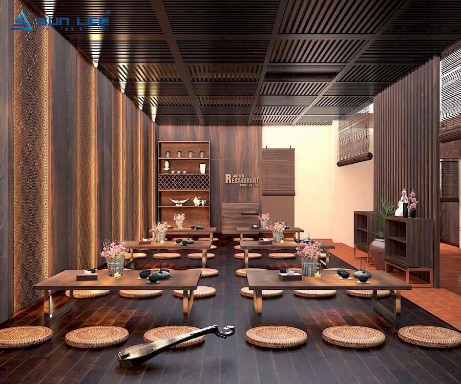 Thiết kế nhà hàng phong cách truyền thống tại Thanh Hóa - View5