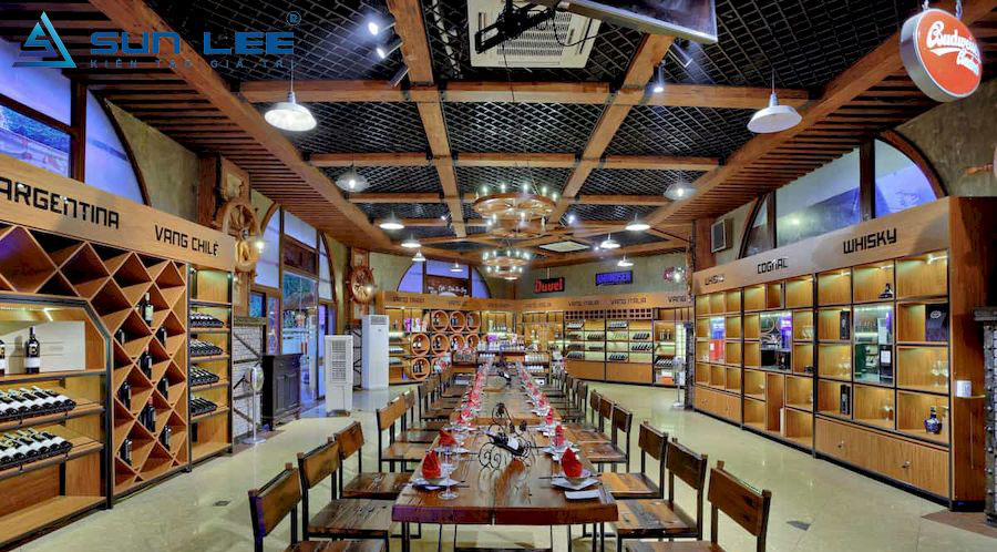 Nội thất phù hợp với phong cách quán