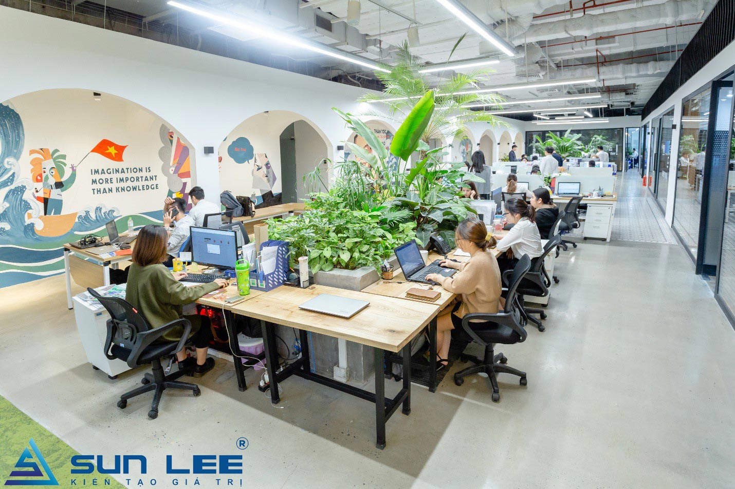 Văn phòng xanh giúp tăng năng suất làm việc hơn