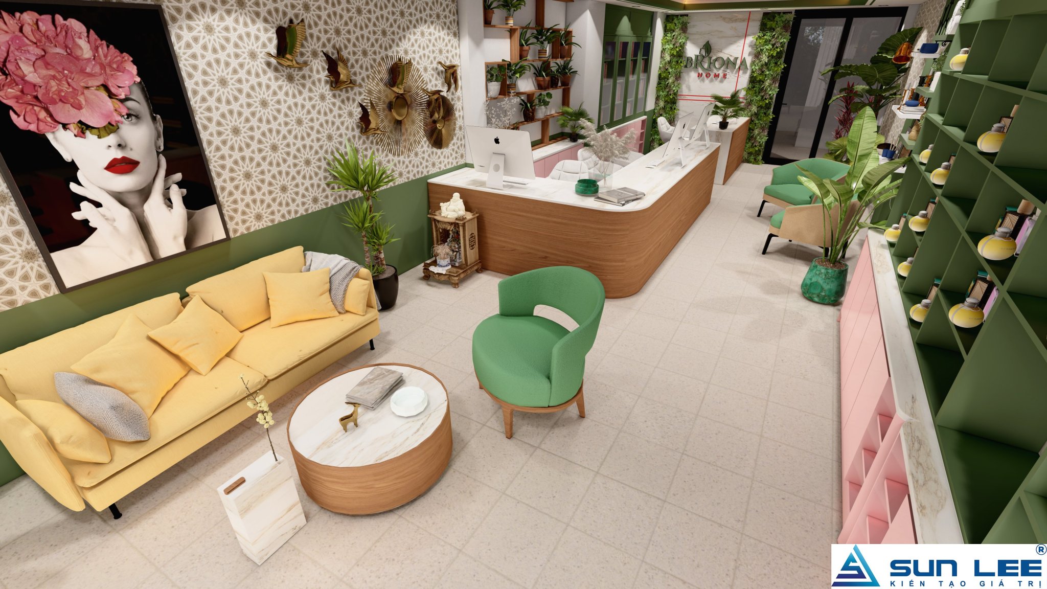 Showroom là một không gian quan trọng trong việc trưng bày sản phẩm và thể hiện thương hiệu