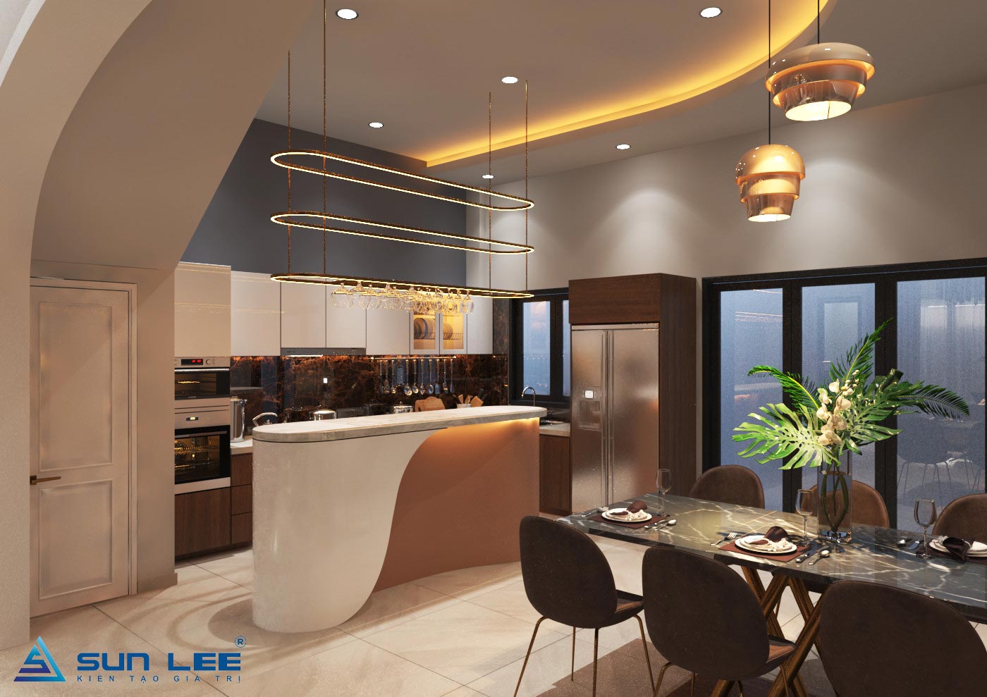thiet-ke-thi-cong-noi-that-sang-trong Việc thi công nội thất đẹp, sang trọng là việc tạo nên không gian đẹp mắt và còn là cách để thể hiện phong cách, cá tính của chủ nhà
