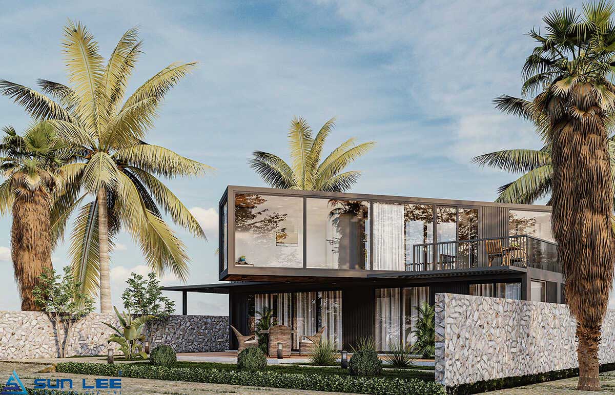 Thiết kế nhà khung thép 2 tầng là giải pháp hiện đại và hiệu quả cho nhiều mục đích sử dụng khác nhau