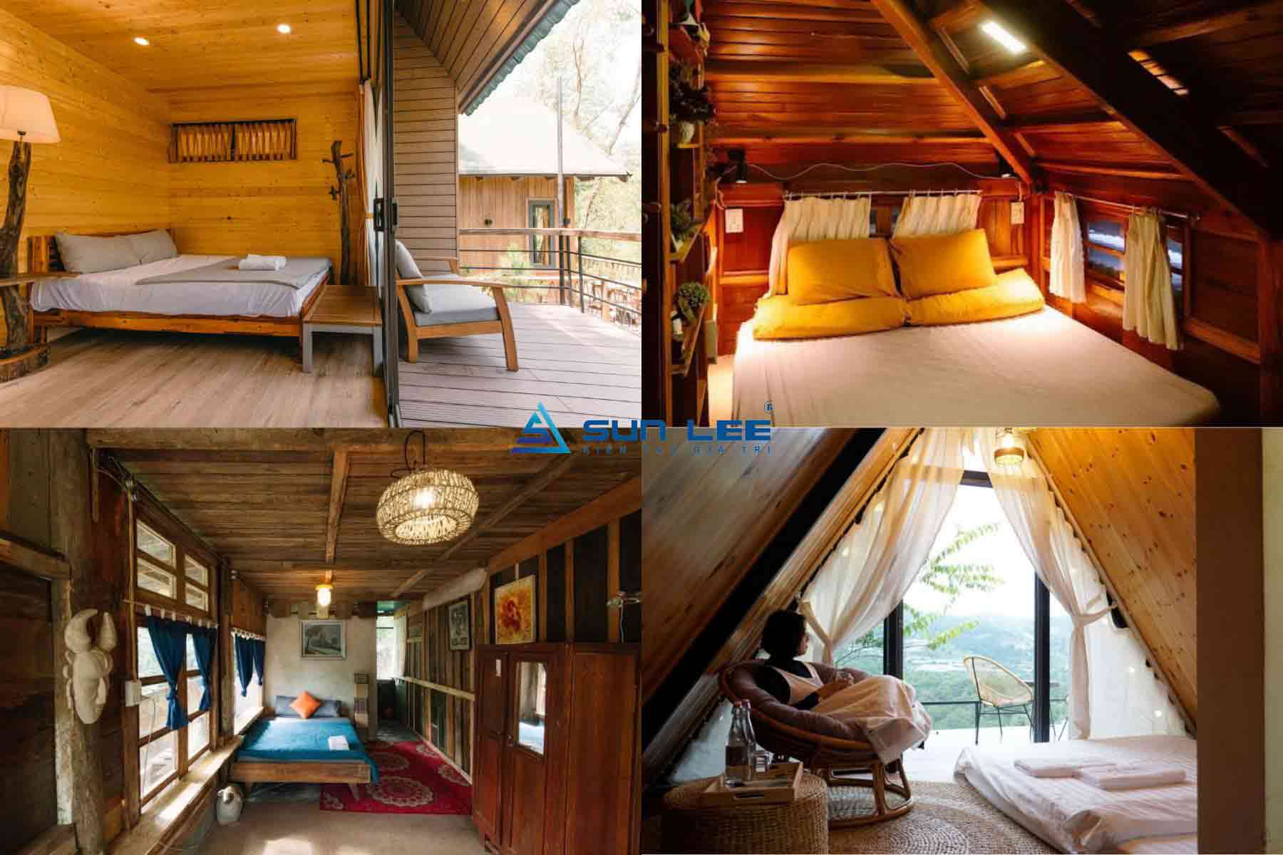 Thiết kế homestay nhà gỗ đòi hỏi sự sáng tạo và tinh tế trong từng chi tiết