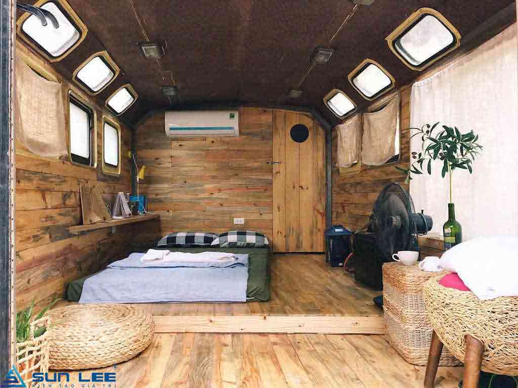 Thiết kế homestay nhà gỗ đòi hỏi sự sáng tạo và tinh tế trong từng chi tiết