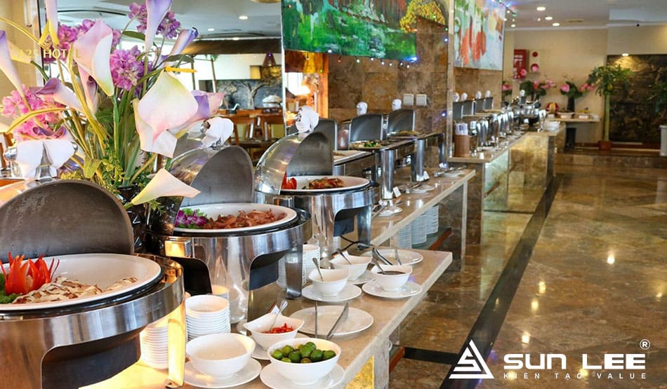 Thiết kế nhà hàng buffet bình dân tự phục vụ