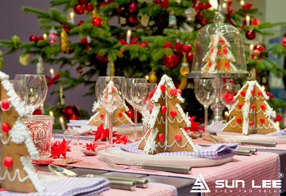 Mẫu thiết kế trang trí Noel nhà hàng thu hút khách hàng